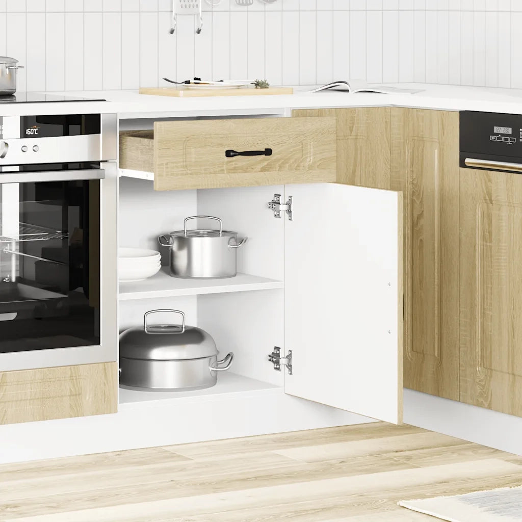 vidaXL Base da Cucina Kalmar Rovere Sonoma in Legno Multistrato