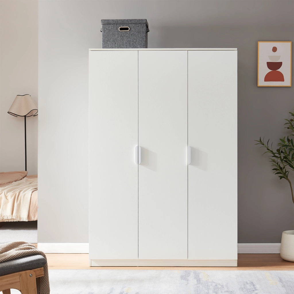 Armadio Guardaroba Eiselfing con 4 Scomparti 176 x 120 x 52 cm Bianco [en.casa]