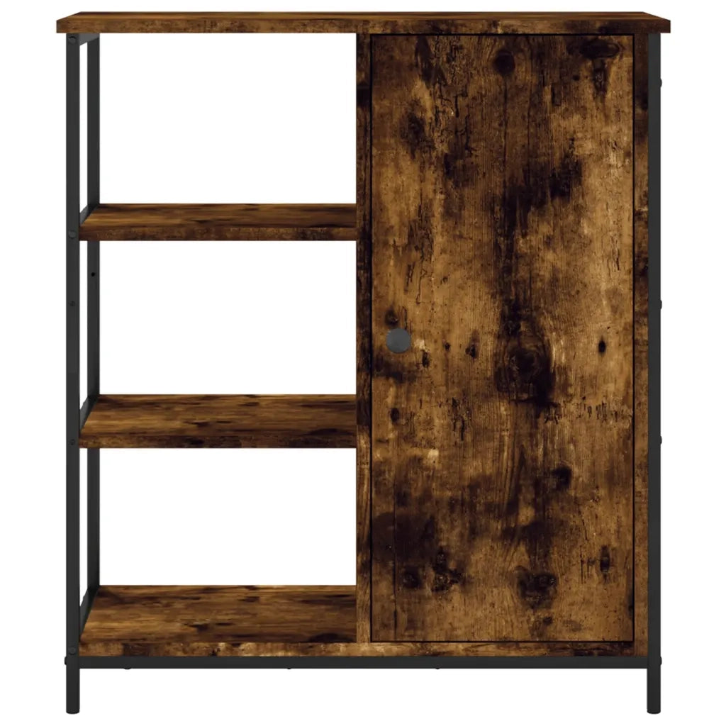 Credenza-Buffet-Armadio da cucina Rovere Fumo 70x30x80 cm in Legno Multistrato 618041