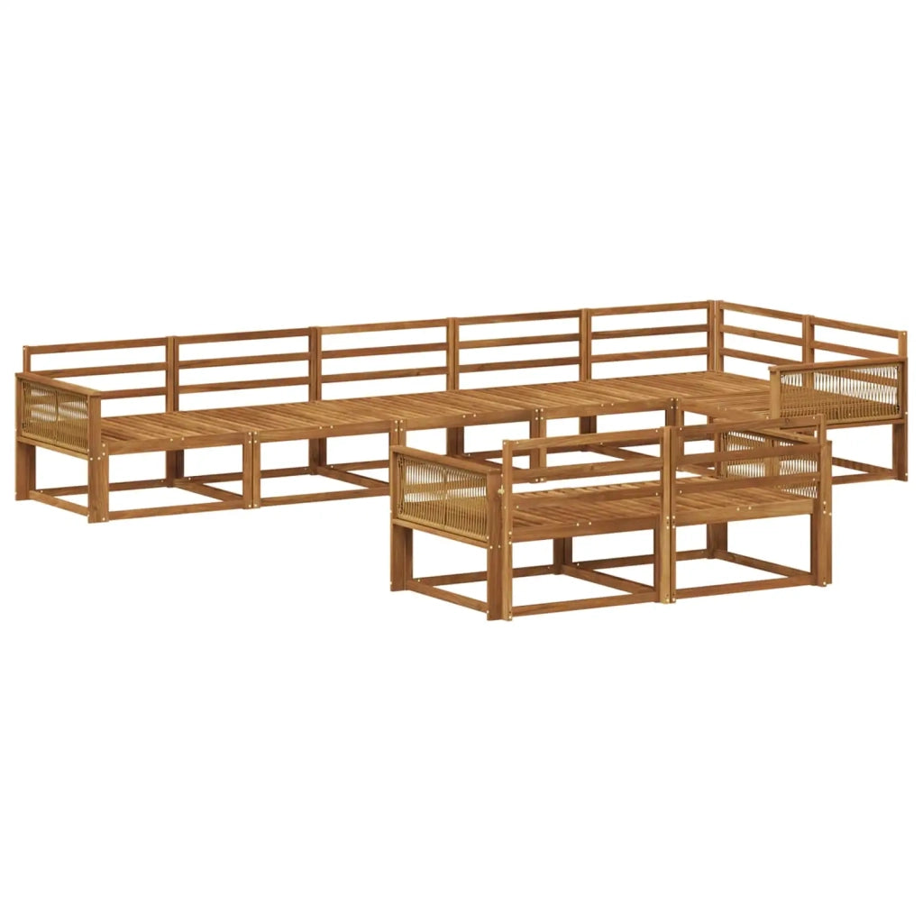 Set di divani da esterno 8 pcs Naturale 3382667