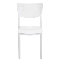 Sedia 44x53xh84 cm in Polipropilene Alezio Bianco