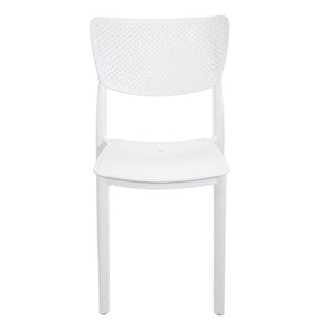 Sedia 44x53xh84 cm in Polipropilene Alezio Bianco