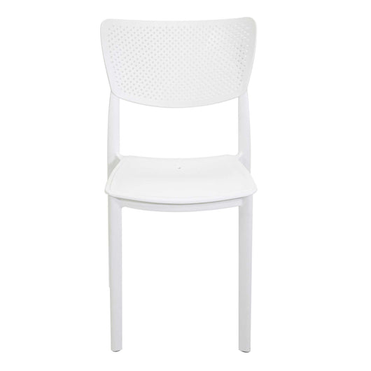 Sedia 44x53xh84 cm in Polipropilene Alezio Bianco