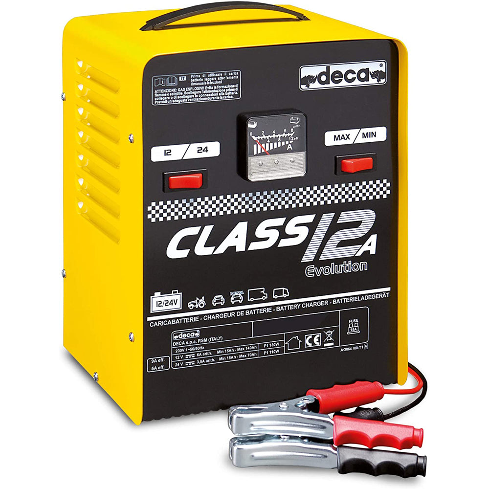 CARICABATTERIE AVVIATORE AUTO MOTO BOOSTER CLASS12A 12-24V DECA 303500