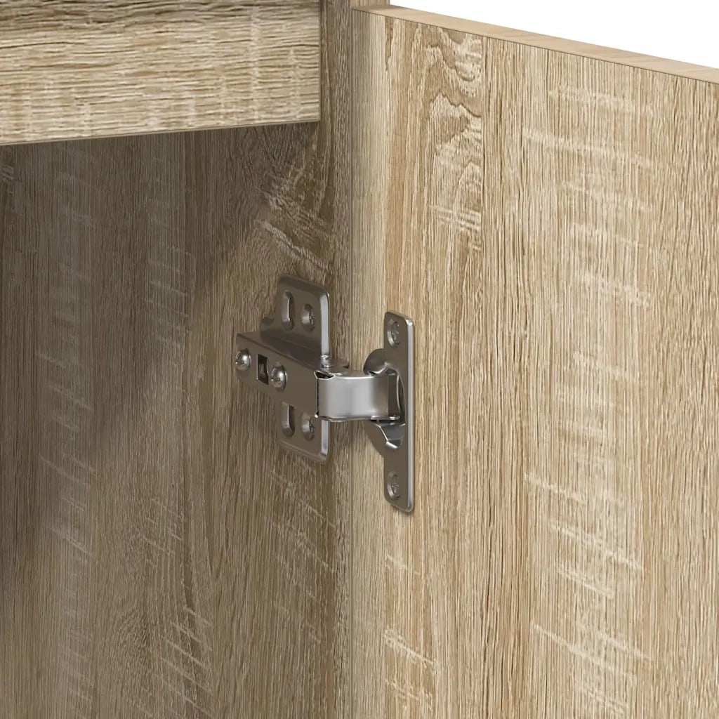 Credenza | Madia | Buffet da pranzo | Armadio da pranzo Rovere Sonoma 57x34x76 cm in Legno Multistrato