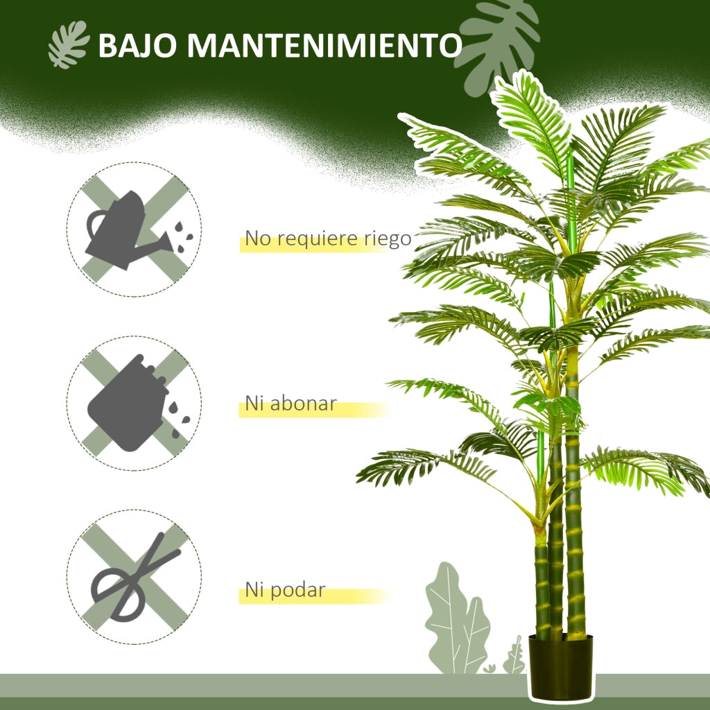 Palma Areca Artificiale ¨C zephmum ¨C Verde 190cm ?19.5x190
