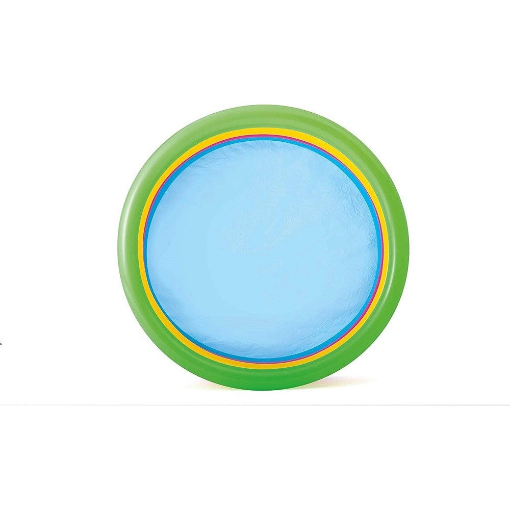 Trade Shop - Piscina Gonfiabile Arcobaleno Per Bambini A 4 Anelli Colorati 157 X 46 Cm 51117 -