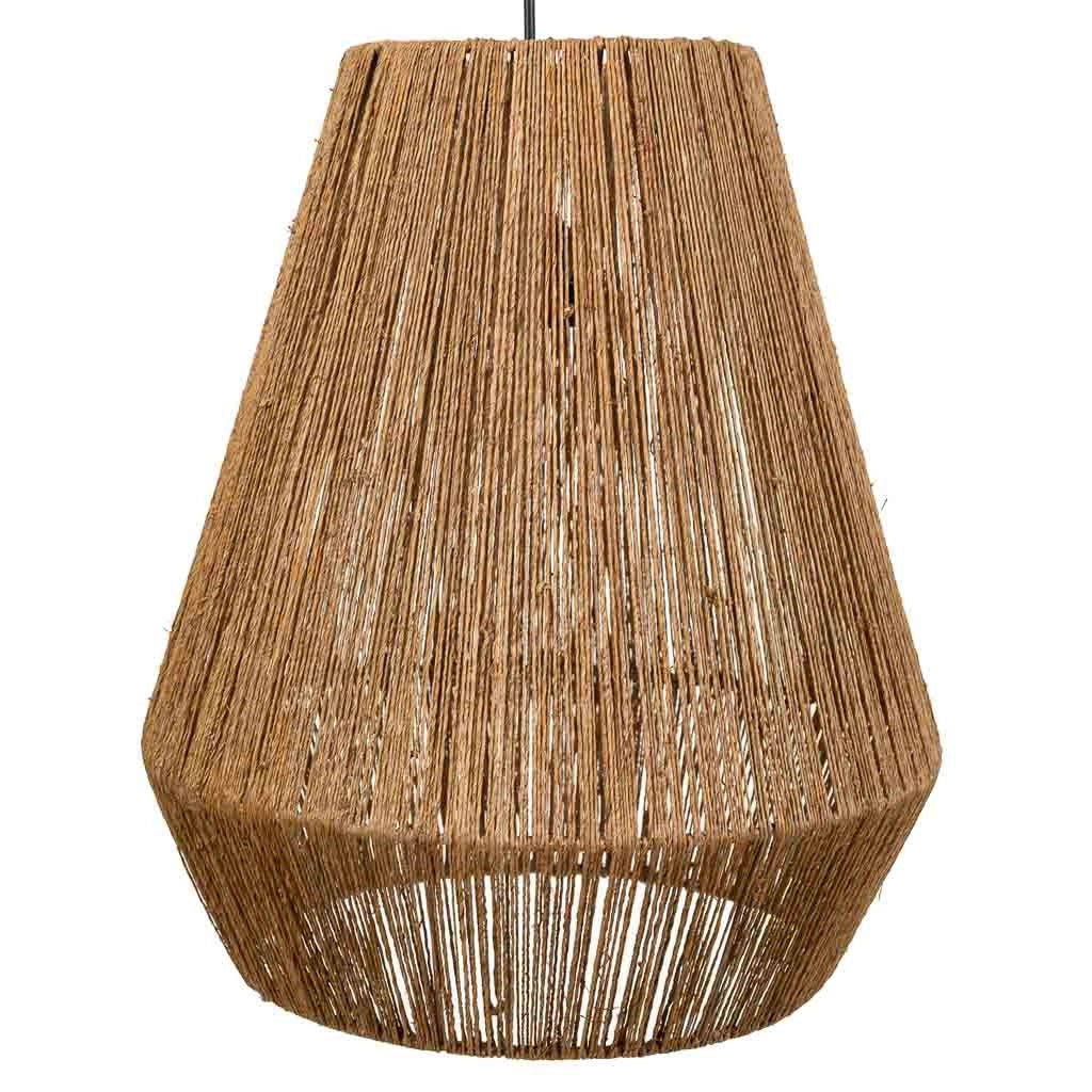 Plafoniera juta marrone 40x40x45