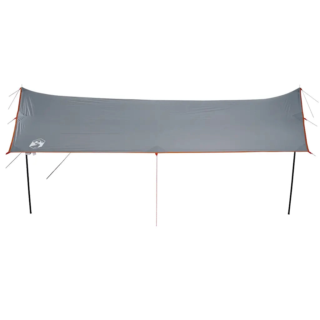 Telone da Campeggio Grigio e Arancione 460x305x210 cm Impermeabile 94687