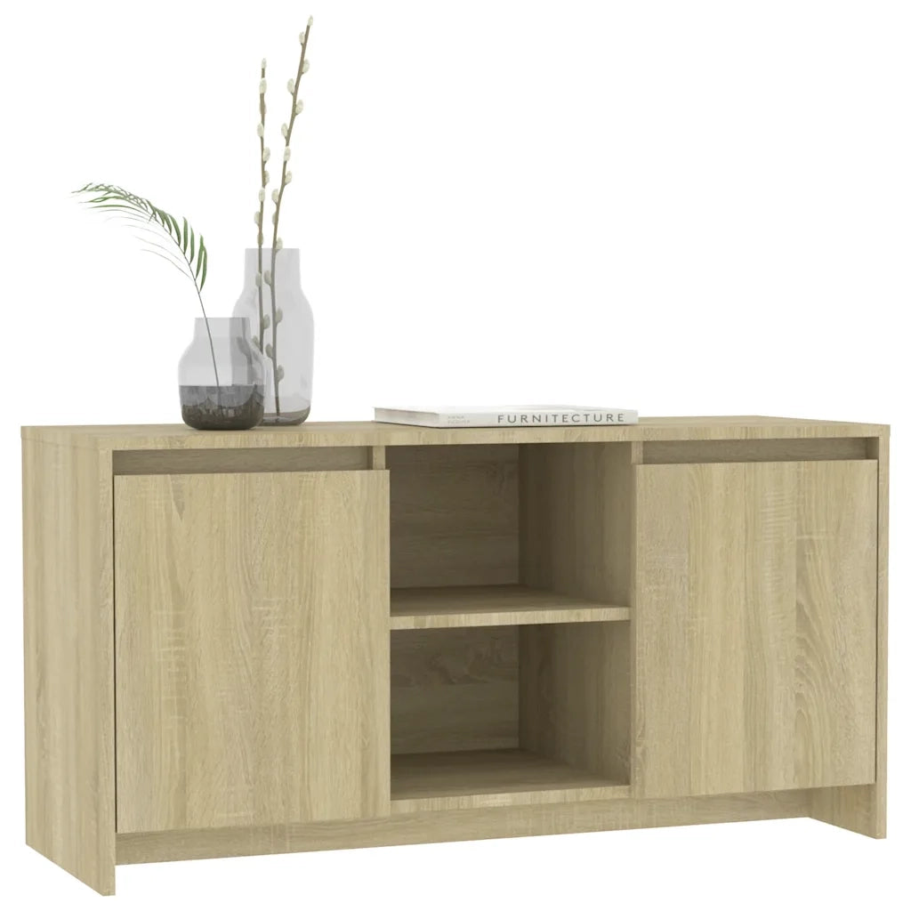 Mobile Porta TV Rovere Sonoma 102x37,5x52,5 cm in Truciolato cod mxl 37822