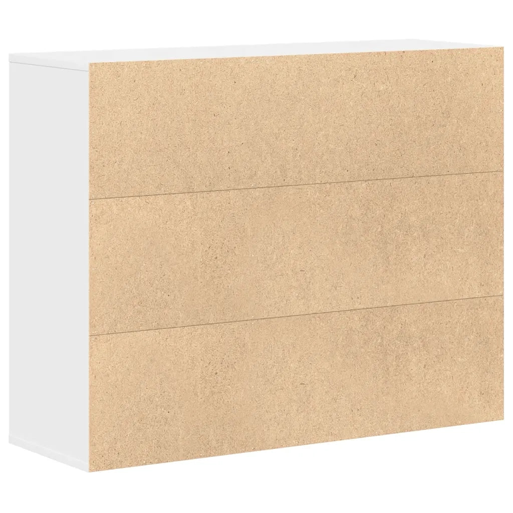 Credenza Bianca 88x30x70 cm in Legno Multistrato 800675