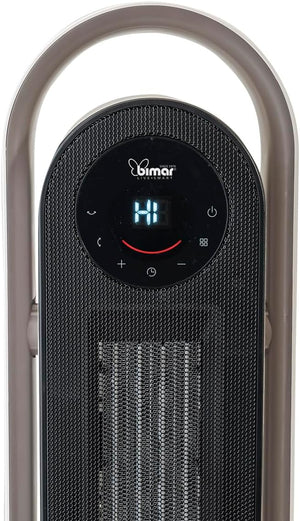 Bimar Termoventilatore Colonna HP132 PTC 2000W Telecomando Timer 24h Termostato Oscillazione