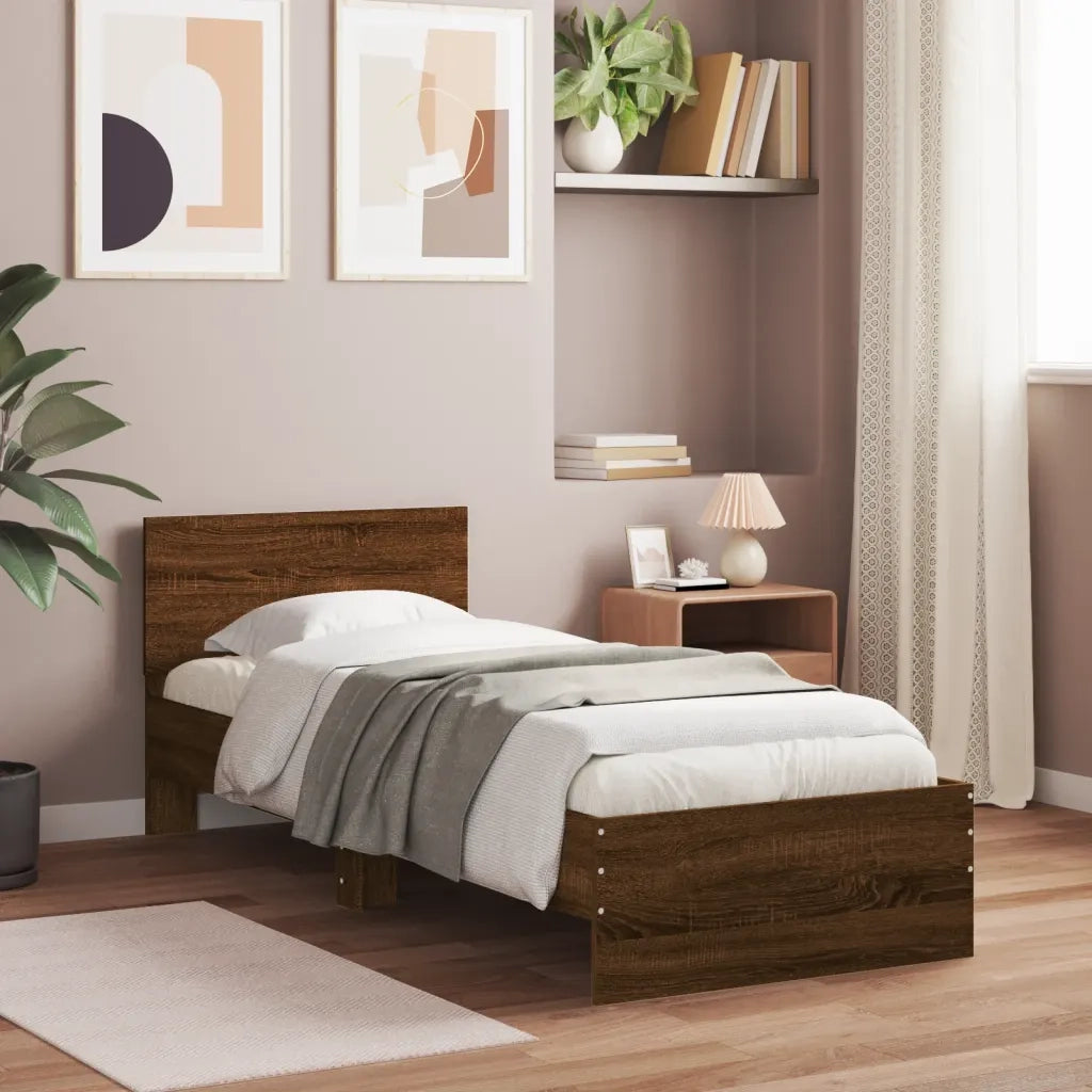 Giroletto Testiera Rovere Marrone 90x190 cm Legno Multistratocod mxl 134530