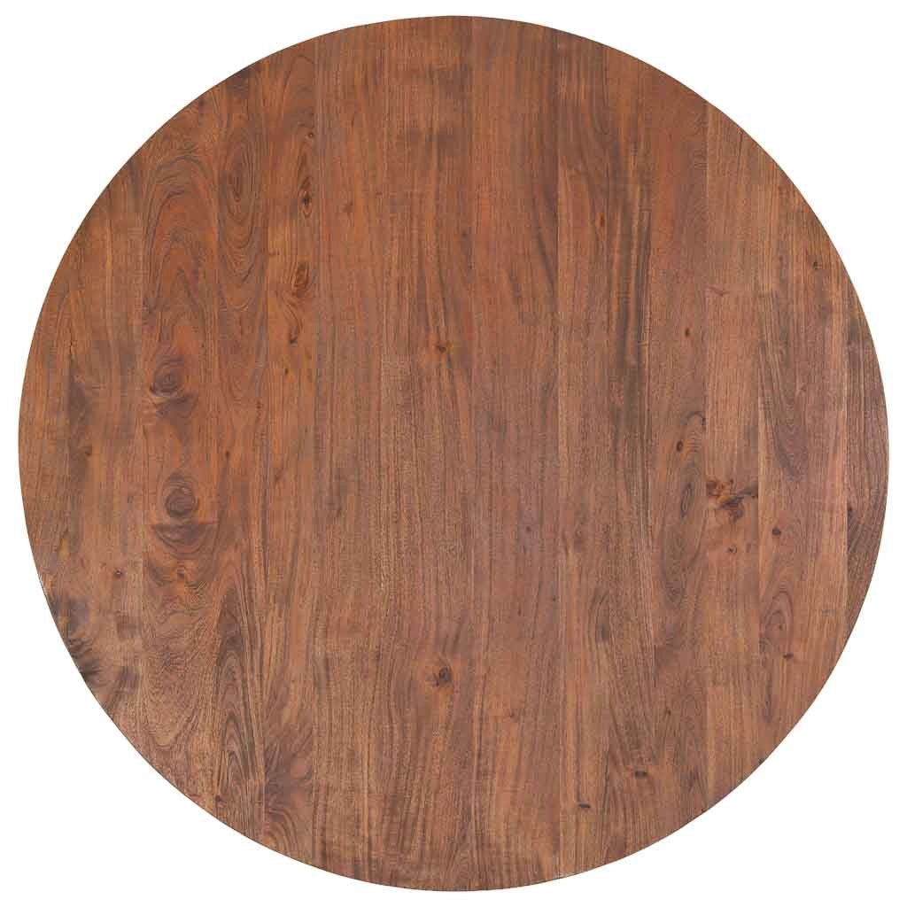 Tavolo da pranzo in legno marrone 150x150x77h cm