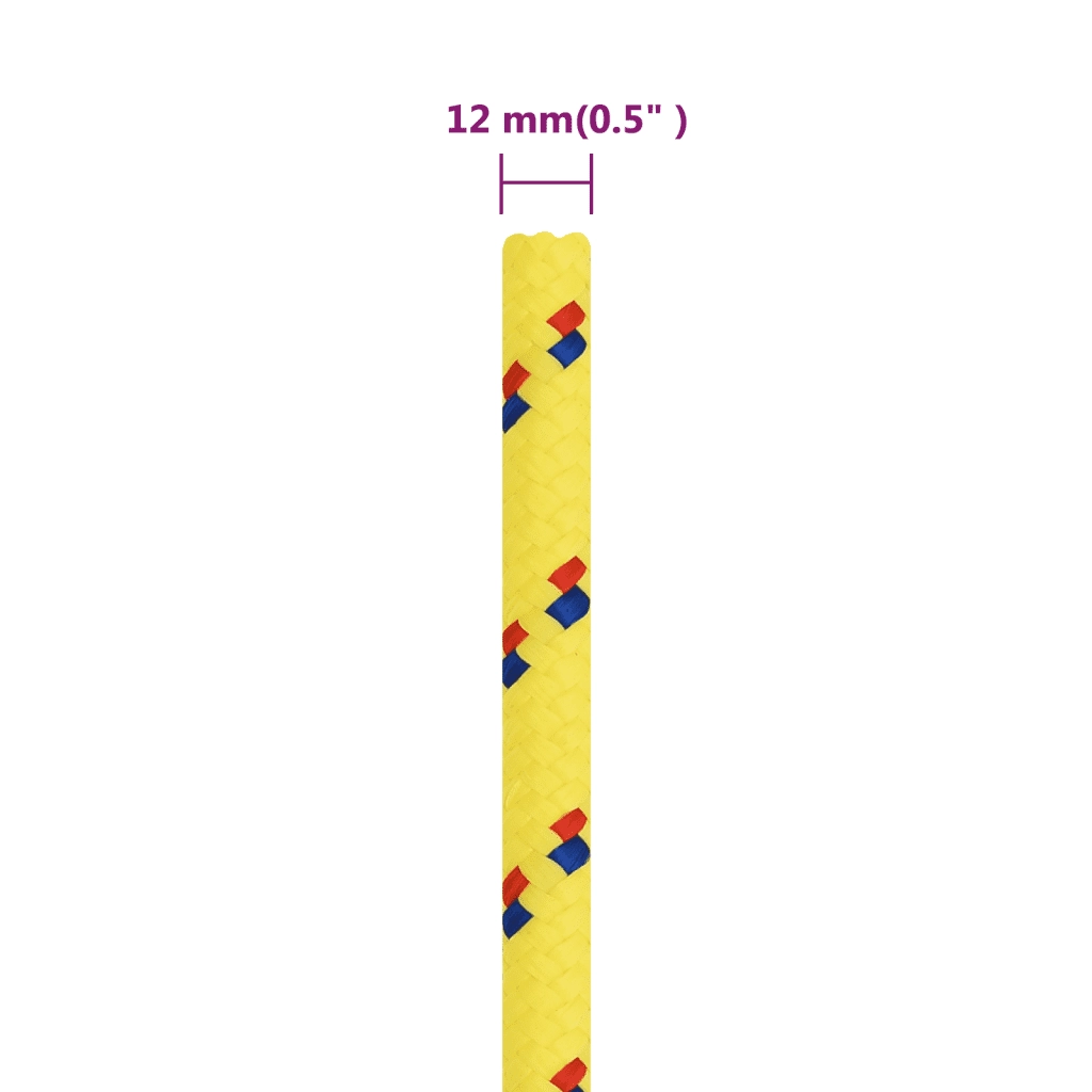 Corda per barca Gialla 12 mm 50 m in Polipropilene 152618