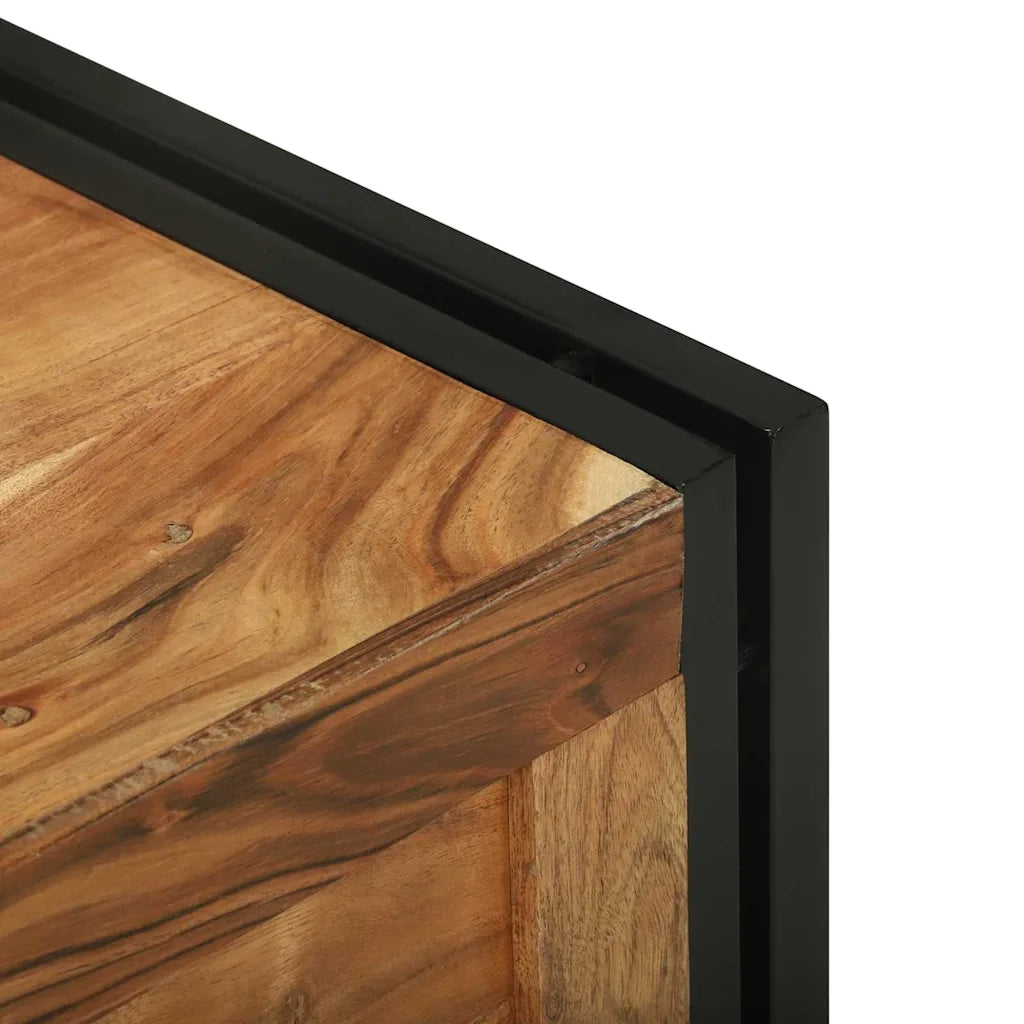 Scatola di Stoccaggio 60 x 40 x 41 cm Legno di Acacia Massello 4016753