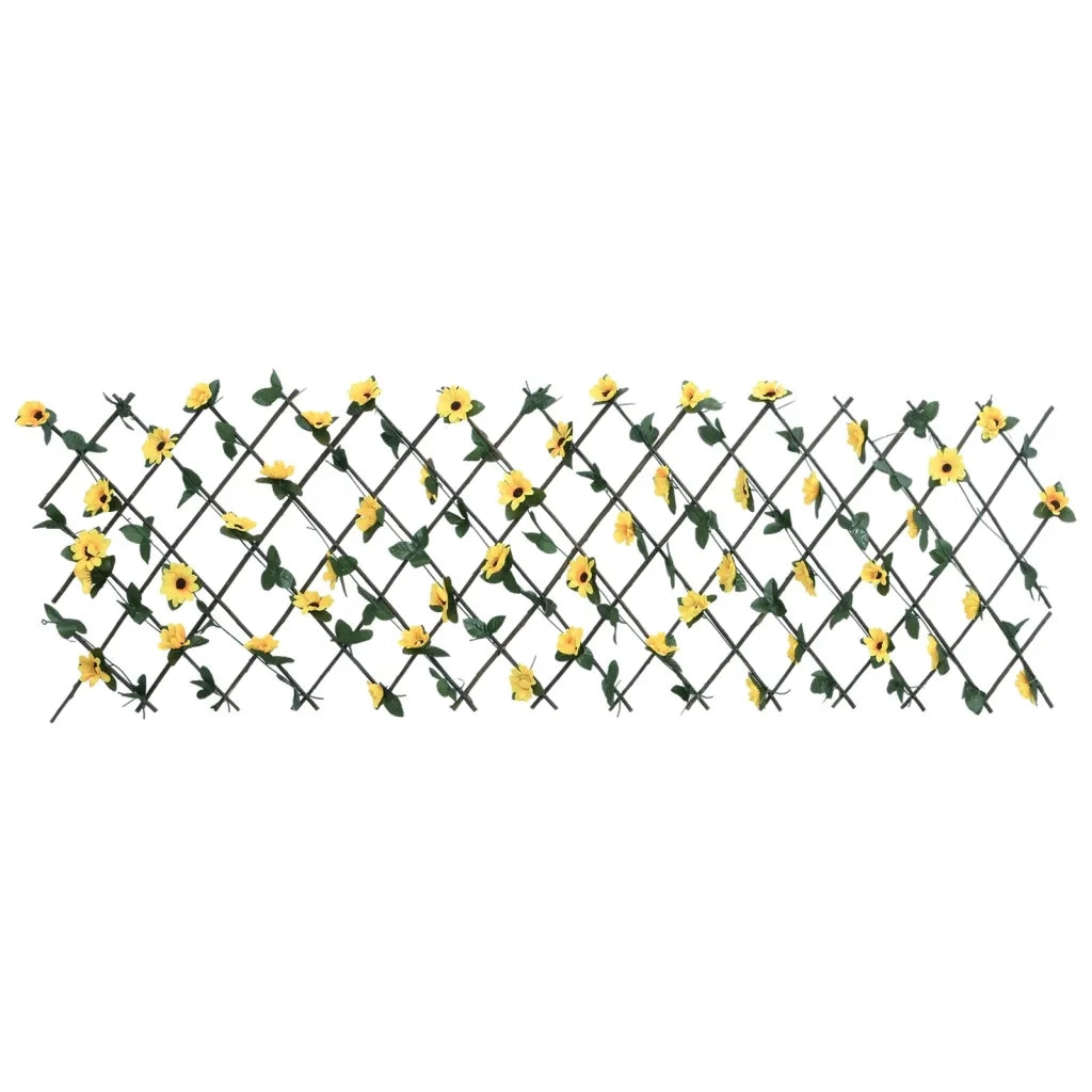 Traliccio Edera Artificiale Espandibile Giallo 180x60 cm CFW8580482