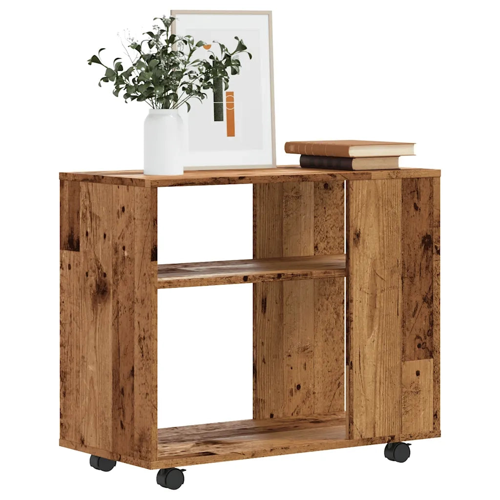 Tavolino Salotto-Tavolino da soggiorno-Tavolo Legno Antico 70x35x55 cm in Legno Multistrato