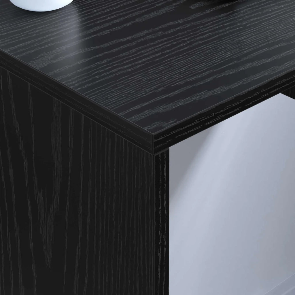 Scrivania a parete Rovere Nero 60 x 45 x 30 cm 891385