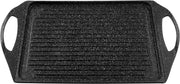 Piastra Bistecchiera in Alluminio anche Induzione 2 Manici 28 x 36 cm
