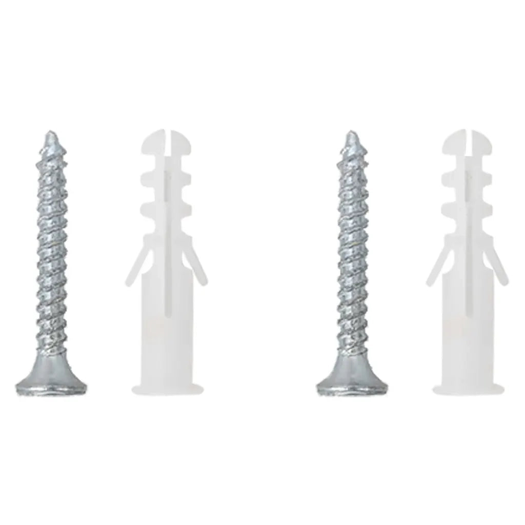 Ganci per Cesti Pensili 4 pz Neri in Acciaio CFW5048733