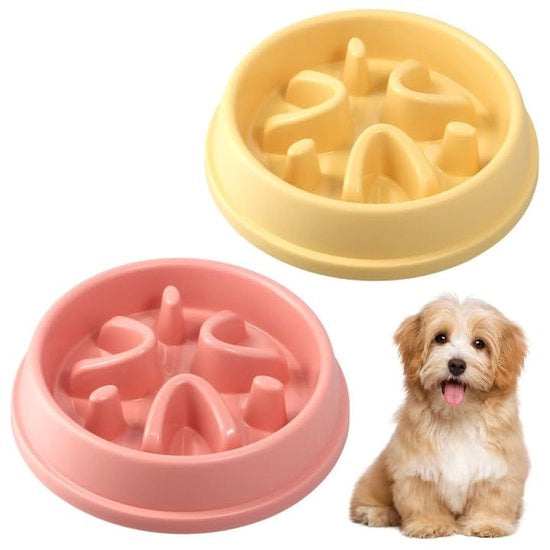 Doppio set di tazze per lento alimentazione per animali domestici, tazze per lento alimentazione per animali domestici, alimentazione lenta per piccoli e medi animali domestici, tazza interattiva per alimentazione lenta per cani e gatti