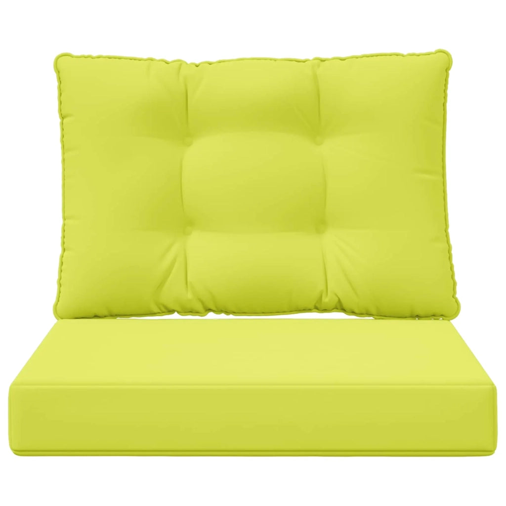 Cuscino per divano da esterno 2 pcs Verde Poliestere 900783