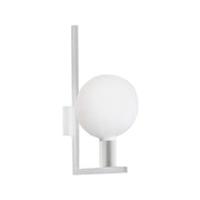 Applique Twin a Parete con Attacco E27 per Interni - Struttura in Metallo Bianco Opaco 75W IP20 - Design Decorativo - Rossini Group