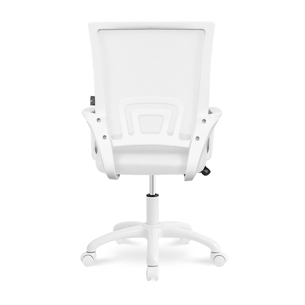 Sedia da ufficio ergonomica girevole bianca - Happy - SU08HAPP