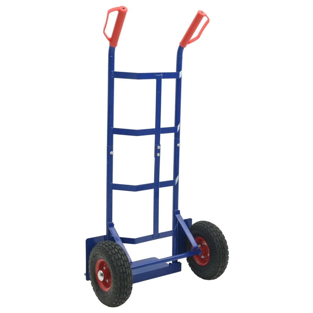 Carrello Pieghevole Estensibile Blu e Rosso 57 x 46 x 113 cm CFW1777919