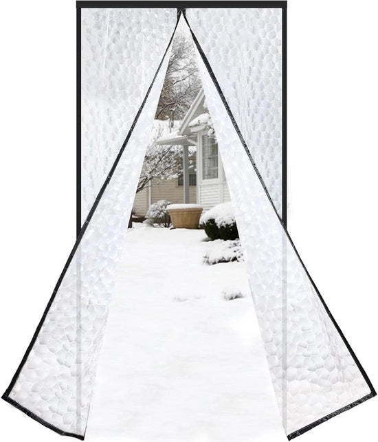 Porta garage termica protezione dal freddo - magnetico - 90 x 210 cm