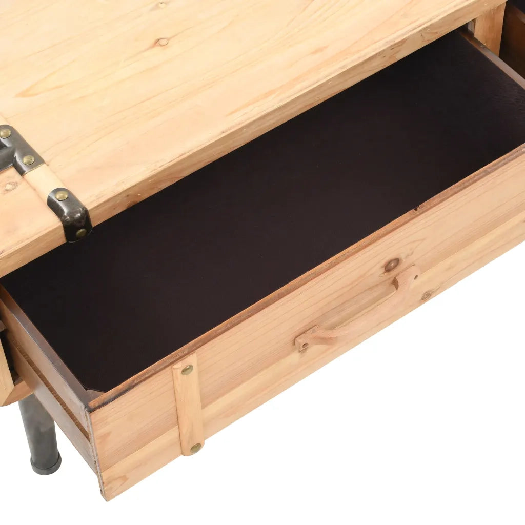Mobile Porta TV in Legno Massello di Abete 120x33x35 cm cod mxl 19678