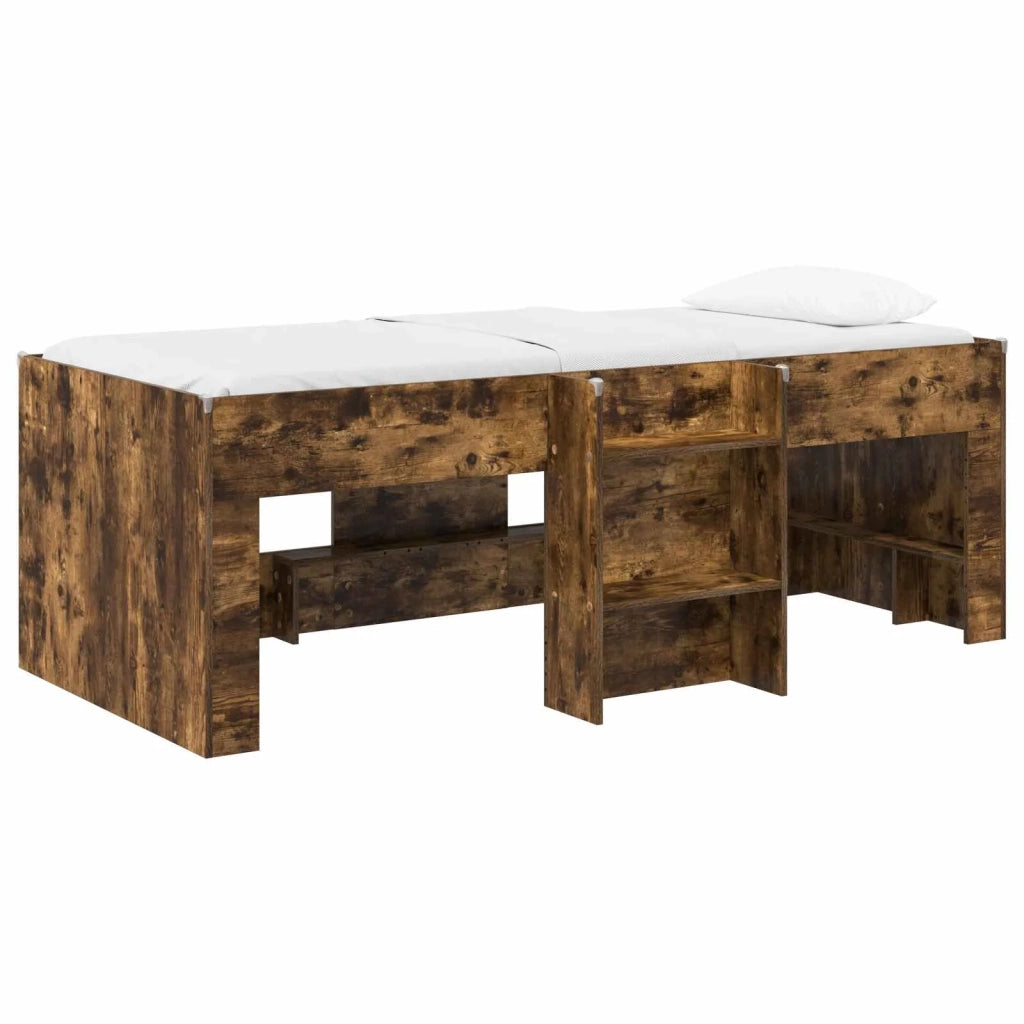Letto Alto per Bambini Rovere Fumo 80 x 200 cm 3422551