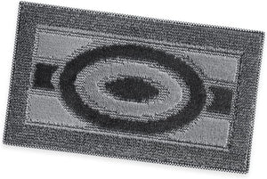 Zerbino Ingresso 40x70 cm Asciugapassi Assorbente Antiscivolo Morbido Made In Italy Grigio