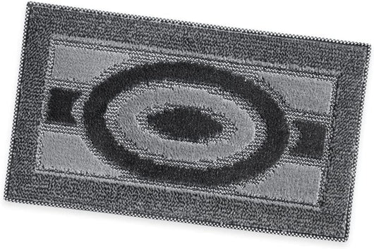 Zerbino Ingresso 40x70 cm Asciugapassi Assorbente Antiscivolo Morbido Made In Italy Grigio