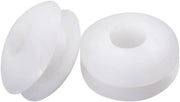 Set di 50 mondstucchi in gomma bianchi per protezione della spilla, diametro di montaggio 3 mm