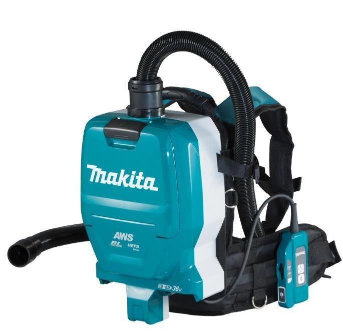 Makita DVC265ZXU aspirapolvere a traino 2 L Backpack vacuum Secco 85 W Sacchetto per la polvere