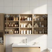 Set di Armadi da Bagno con porta 3 pcs 120 x 10,5 x 60,5 cm