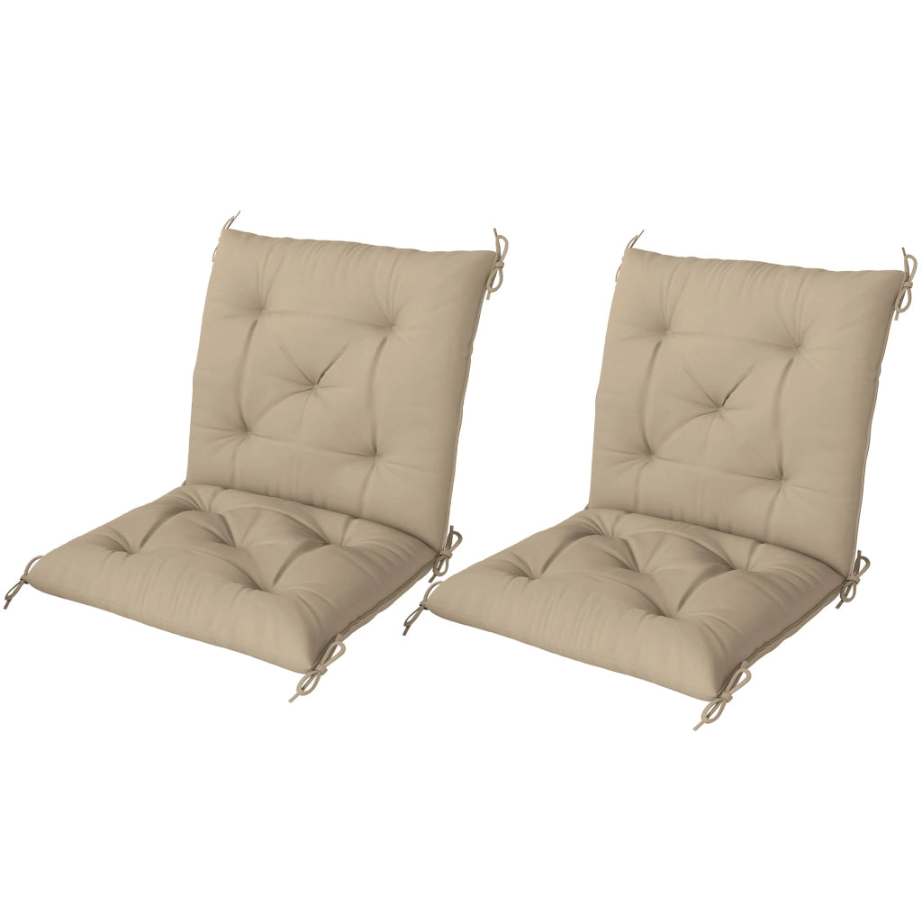 Cuscini per Sedie da Giardino ¨C Zephmum ¨C Beige 98x50x8 cm