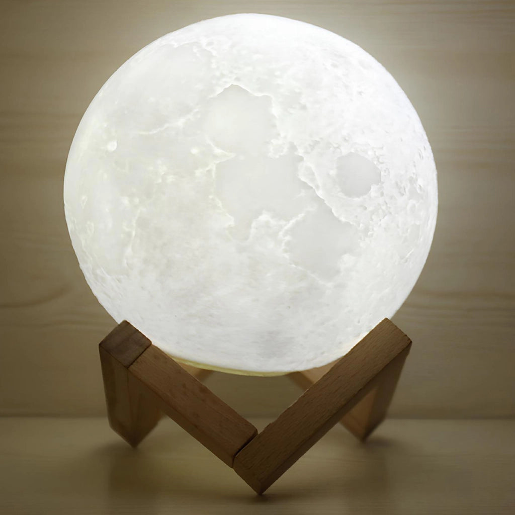 Luce notturna per bambini modello Viaggio sulla Luna Bianco / Blu TechKidz