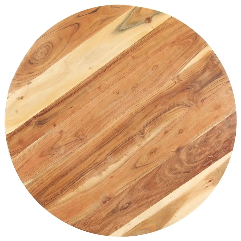 Tavolino di Servizio 68x68x56 cm in Legno Massello di Acacia cod mxl 8841