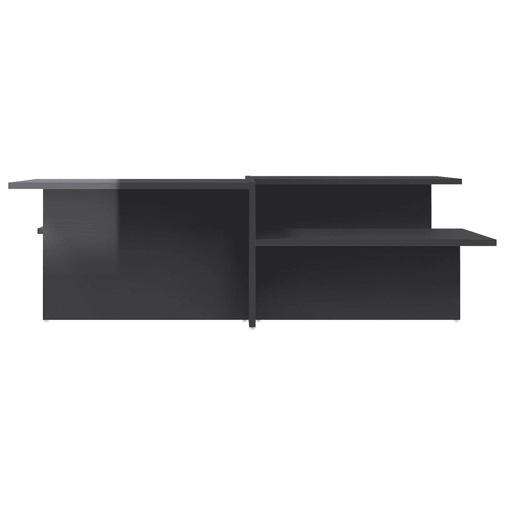 Tavolini da Salotto 2 pz Grigio Lucido in Legno Multistrato 3216157