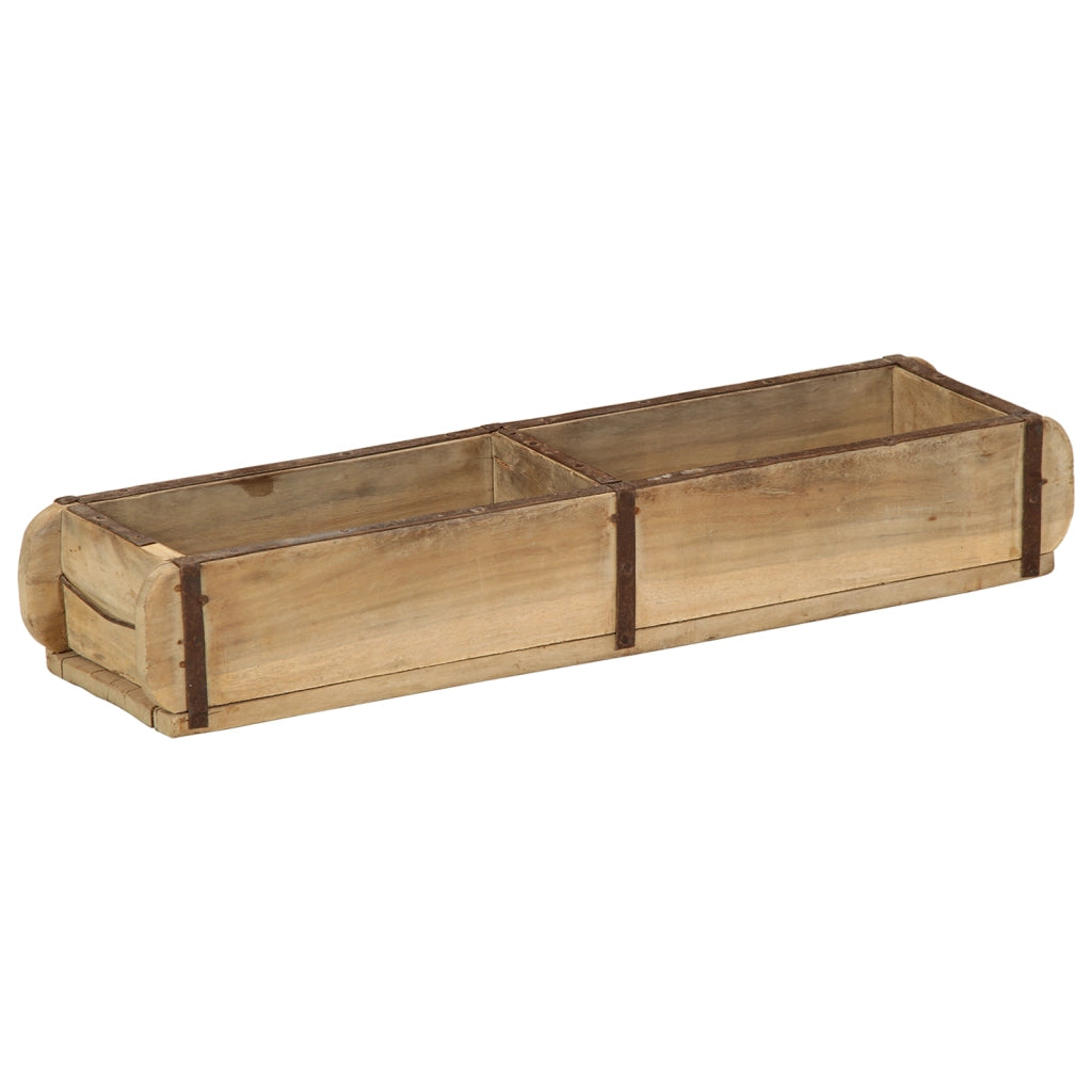Vassoio 60,5x15x9 cm in Legno Riciclato