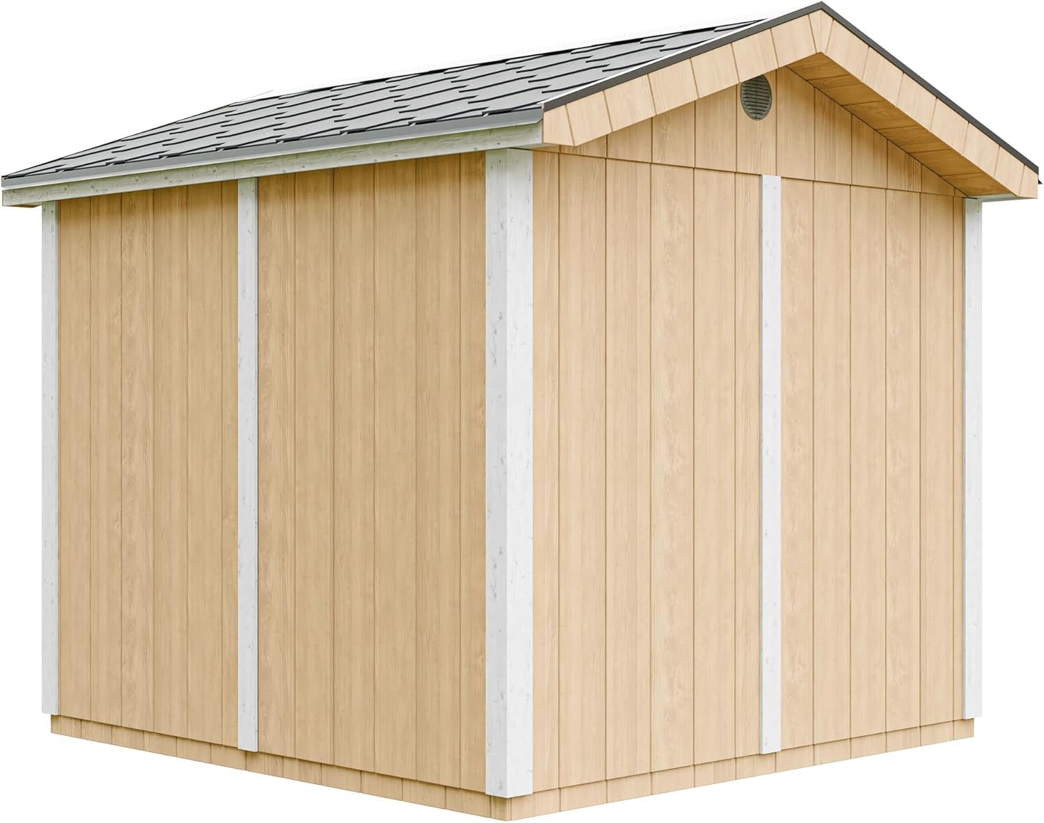 Casetta da giardino di qualit? premium 5,9 m² - H252x250x294 cm - Timbela M913-HARVEST HONEY