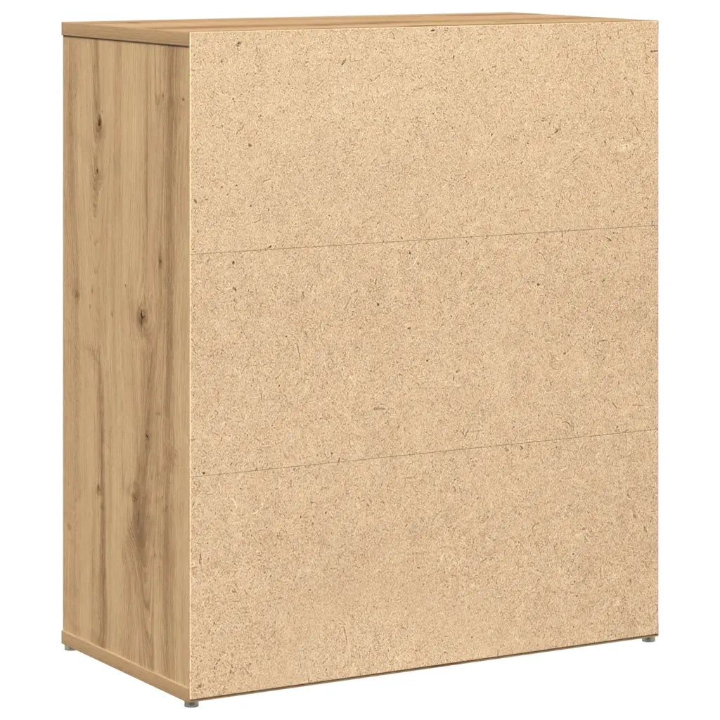 Credenza Rovere Artigianale 60x31x70 cm in Legno Multistrato
