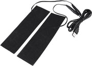 Mat di Riscaldamento per Piedi USB - Elemento di Riscaldamento in Fibra di Carbonio Nera - 5V