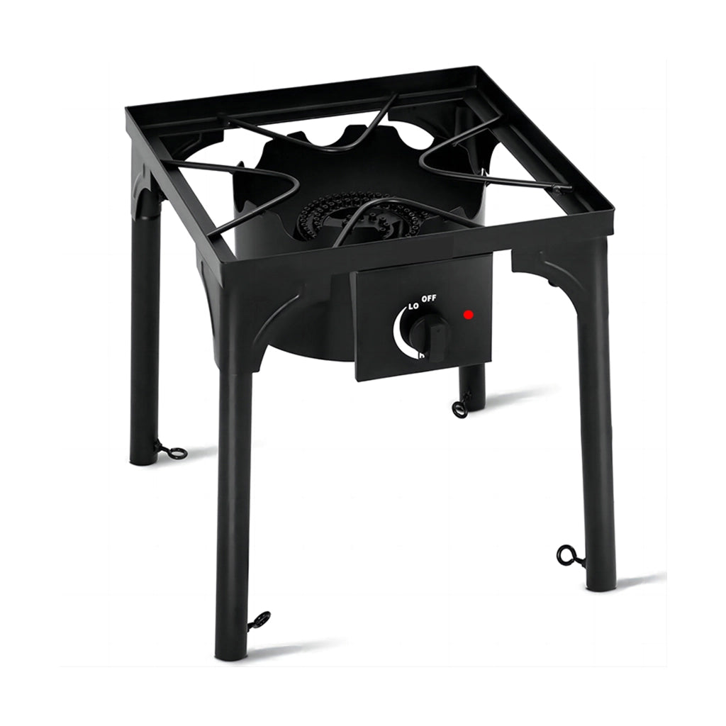 SOLEILUX Fornellone 3 IN 1 Rialzato Da Esterno Gpl Con Accensione Piezo 40x40cm H 81cm