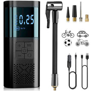 Mini Compressore Wireless Gonfiatore a Batteria per Auto e Bici Moto