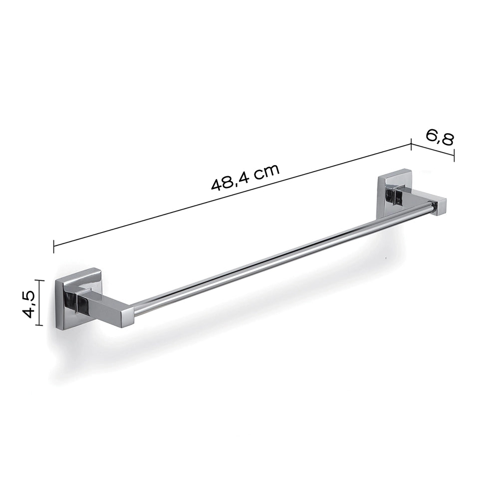 Portasalviette a muro 45 cm Gedy in acciaio cromato | Olimpo