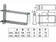 CRAVATTA BLOCCACANCELLO IN ACCIAIO PAL24- - piccola (PAL240064) - 1 blister CORBIN
